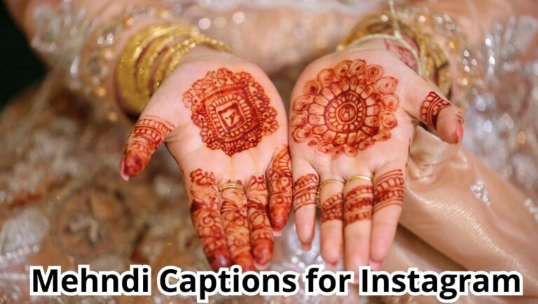 Mehndi Captions for Instagram