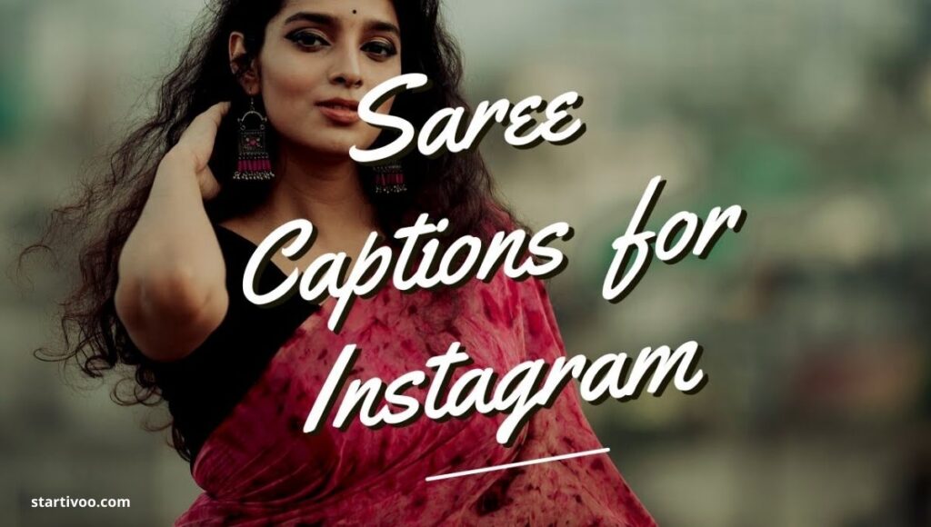Saree Captions For Instagram In Hindi