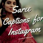 Saree Captions For Instagram In Hindi