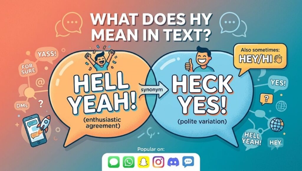 What Does HY Mean in Text? Hey vs Hell Yeah Explained